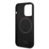 Чехол Karl Lagerfeld Silicone Ikonik для iPhone 14 Pro Black with MagSafe (KLHMP14LSNIKBCK)