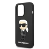 Чохол Karl Lagerfeld Silicone Ikonik для iPhone 14 Pro Max Black with MagSafe (KLHMP14XSNIKBCK)