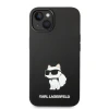 Чохол Karl Lagerfeld Silicone Choupette для iPhone 14 Plus Black with MagSafe (KLHMP14MSNCHBCK)