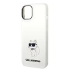 Чехол Karl Lagerfeld Silicone Choupette для iPhone 14 Plus White with MagSafe (KLHMP14MSNCHBCH)