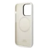 Чохол Karl Lagerfeld Silicone Choupette для iPhone 14 Pro White with MagSafe (KLHMP14LSNCHBCH)