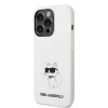 Чехол Karl Lagerfeld Silicone Choupette для iPhone 14 Pro Max White with MagSafe (KLHMP14XSNCHBCH)