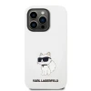Чехол Karl Lagerfeld Silicone Choupette для iPhone 14 Pro Max White with MagSafe (KLHMP14XSNCHBCH)