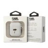 Чохол Karl Lagerfeld Silicone Karl Head 3D для Airpods 2/1 White (KLA2RUNIKH)