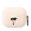 Чохол Karl Lagerfeld Silicone Karl Head 3D для AirPods Pro Pink (KLAPRUNIKP)