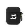 Чехол Karl Lagerfeld Silicone Choupette Head 3D для AirPods 2 | 1 Black (KLA2RUNCHK)