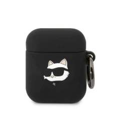 Чехол Karl Lagerfeld Silicone Choupette Head 3D для AirPods 2 | 1 Black (KLA2RUNCHK)