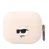 Чохол Karl Lagerfeld Silicone Choupette Head 3D для AirPods Pro Pink (KLAPRUNCHP)