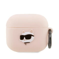 Чехол Karl Lagerfeld Silicone Choupette Head 3D для AirPods 3 Pink (KLA3RUNCHP)