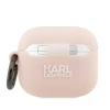 Чохол Karl Lagerfeld Silicone Choupette Head 3D для AirPods 3 Pink (KLA3RUNCHP)