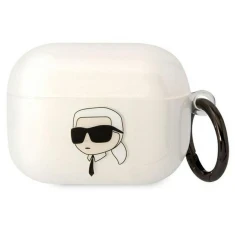 Чехол Karl Lagerfeld Karl`s Head для Airpods Pro Transparent (KLAPHNIKTCT)