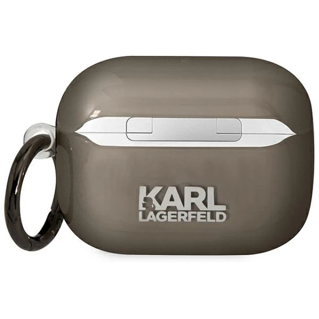 Чохол Karl Lagerfeld Karl`s Head для Airpods Pro Black (KLAPHNIKTCK)