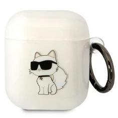 Чехол Karl Lagerfeld Ikonik Choupette для Airpods 2/1 Transparent (KLA2HNCHTCT)