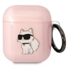 Чохол Karl Lagerfeld Ikonik Choupette для Airpods 2/1 Pink (KLA2HNCHTCP)