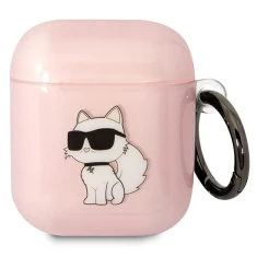 Чехол Karl Lagerfeld Ikonik Choupette для Airpods 2/1 Pink (KLA2HNCHTCP)