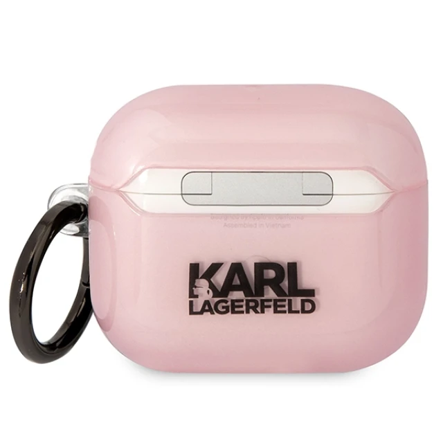 Чохол Karl Lagerfeld Ikonik Choupette для Airpods 3 Pink (KLA3HNCHTCP)