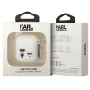 Чохол Karl Lagerfeld Silicone Karl & Choupette для Airpods 2/1 White (KLACA2SILKCW)