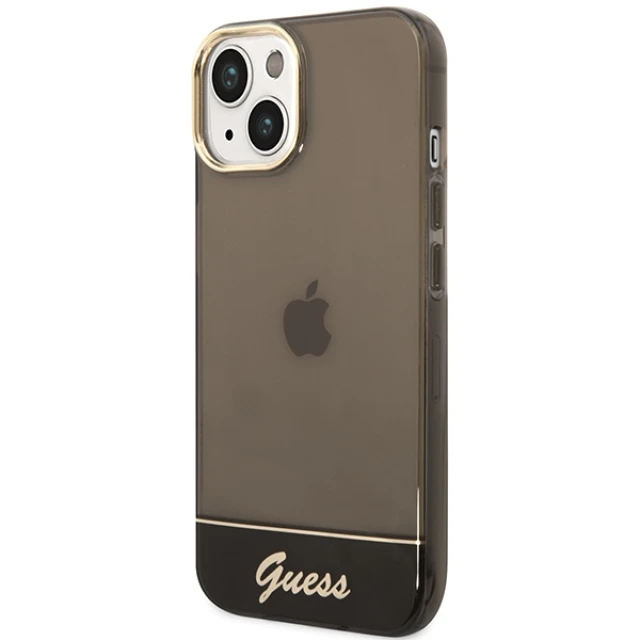 Чохол Guess Translucent для iPhone 14 | 13 Black (GUHCP14SHGCOK)