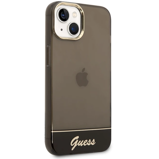 Чохол Guess Translucent для iPhone 14 | 13 Black (GUHCP14SHGCOK)