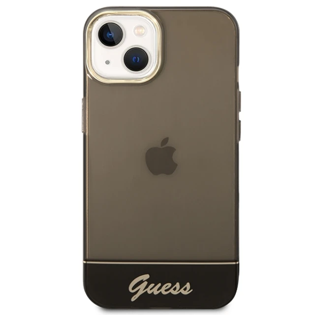 Чохол Guess Translucent для iPhone 14 Plus Black (GUHCP14MHGCOK)