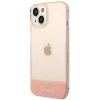 Чохол Guess Translucent для iPhone 14 Plus Pink (GUHCP14MHGCOP)