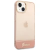 Чохол Guess Translucent для iPhone 14 Plus Pink (GUHCP14MHGCOP)
