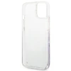 Чохол Guess Flower Liquid Glitter для iPhone 14 Plus Purple (GUHCP14MLFLSU)