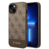 Чохол Guess 4G Stripe Collection для iPhone 14 Plus Brown (GUHCP14MG4GLBR)