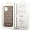 Чохол Guess 4G Stripe Collection для iPhone 14 Plus Brown (GUHCP14MG4GLBR)