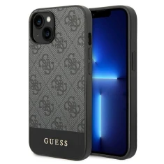 Чохол Guess 4G Stripe Collection для iPhone 14 Plus Gray (GUHCP14MG4GLGR)