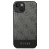 Чохол Guess 4G Stripe Collection для iPhone 14 Plus Gray (GUHCP14MG4GLGR)
