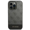 Чохол Guess 4G Stripe Collection для iPhone 14 Pro Max Gray (GUHCP14XG4GLGR)