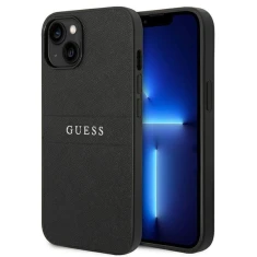 Чохол Guess Saffiano Strap для iPhone 14 Plus Black (GUHCP14MPSASBBK)