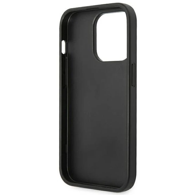 Чохол Guess Saffiano Strap для iPhone 14 Pro Black (GUHCP14LPSASBBK)