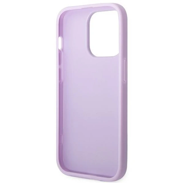 Чохол Guess Saffiano Strap для iPhone 14 Pro Max Purple (GUHCP14XPSASBPU)