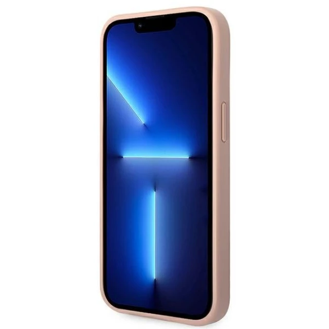 Чохол Guess Saffiano Strap для iPhone 14 Plus Pink (GUHCP14MPSASBPI)
