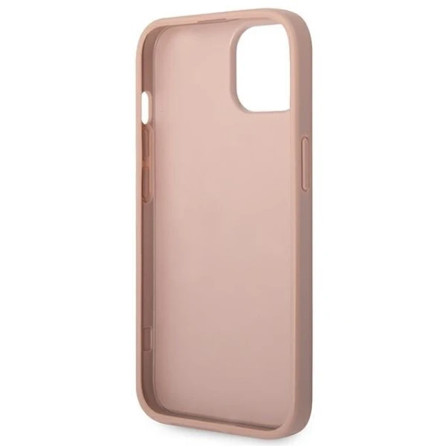 Чохол Guess Saffiano Strap для iPhone 14 Plus Pink (GUHCP14MPSASBPI)
