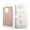 Чохол Guess Saffiano Strap для iPhone 14 Pro Max Pink (GUHCP14XPSASBPI)