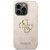 Чохол Guess 4G Big Metal Logo для iPhone 14 Pro Pink (GUHCP14L4GMGPI)