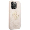 Чохол Guess 4G Big Metal Logo для iPhone 14 Pro Pink (GUHCP14L4GMGPI)
