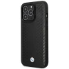 Чохол BMW для iPhone 14 Pro Max Leather Diamond Pattern Black with MagSafe (BMHMP14X22RFGK)