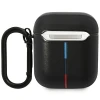 Чохол для навушників BMW Leather Curved Line для AirPods 1 | 2 Black (BMA222PVTK)