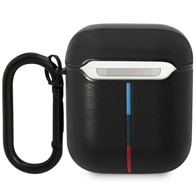 Чохол для навушників BMW Leather Curved Line для AirPods 1 | 2 Black (BMA222PVTK)