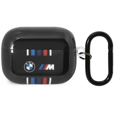 Чехол для наушников BMW Multiple Colored Lines для AirPods Pro Black (BMAP22SWTK)