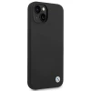 Чохол BMW для iPhone 14 | 13 Silicone Metal Logo Black (BMHCP14SSILBK)