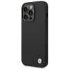 Чохол BMW Silicone Metal Logo для iPhone 14 Pro Max Black (BMW000504-0)