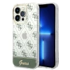 Чехол Guess 4G Pattern Script для iPhone 14 Pro Max Khaki (GUHCP14XHG4MHA)