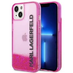 Чехол Karl Lagerfeld Liquid Glitter Elong для iPhone 14 Plus Pink (KLHCP14MLCKVF)