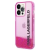 Чехол Karl Lagerfeld Liquid Glitter Elong для iPhone 14 Pro Pink (KLHCP14LLCKVF)