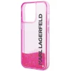 Чехол Karl Lagerfeld Liquid Glitter Elong для iPhone 14 Pro Pink (KLHCP14LLCKVF)